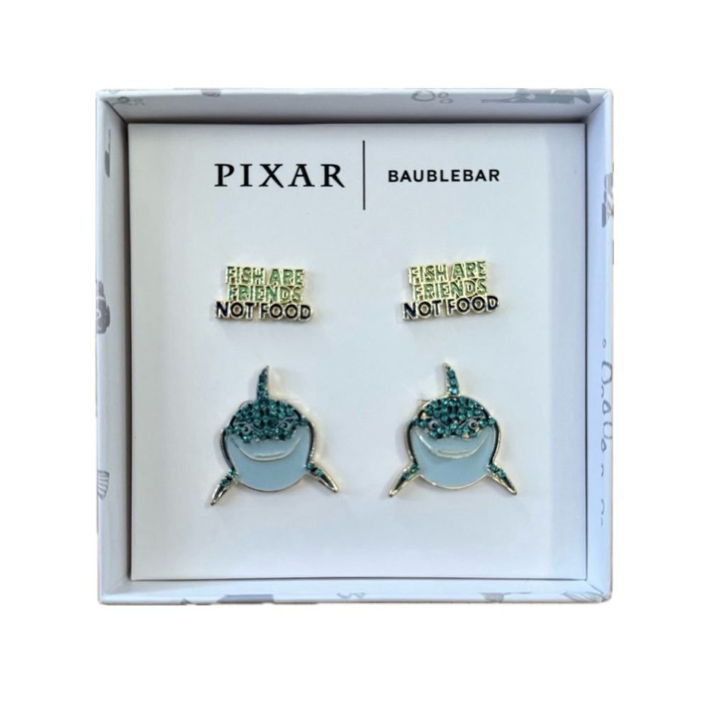 Pixar/Baublebar Set Of 2 “Bruce” Earrings